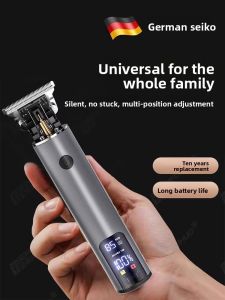 MONLEYTA | German Precision Head Shaver Mens Special Self Haircut Beard Trimmer One Piece Electric Clipper shave Tool Fast Charge Mode