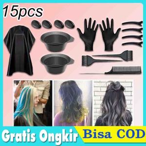 Paket Alat Cat Rambut Salon Lengkap: 15 Pcs/Set