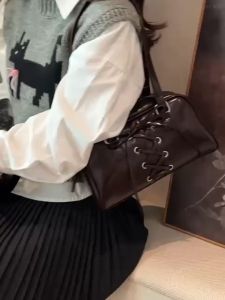 LOEI Yuhwa Retro Shoulder Bag - Shoulder Bag Desain Korset Cocok untuk OOTD & Hangout 4310