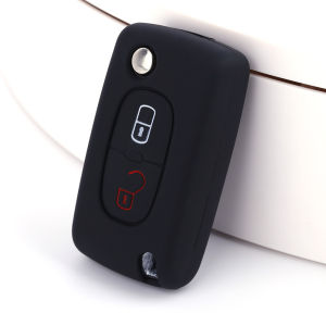 Silicone Car Key Cover for Peugeot 308 306 307 207 807 Citroen C2 C3 C5 C-Crosser C4 Picasso