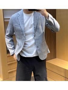 High-End North American Golf Series UV Protection Breathable Thin Two-Button Single Row Mens Suit Jacket Spring Youth Style