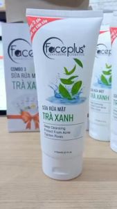 Sữa rửa mặt ngừa mụn - Giảm nhờn chiết xuất Trà xanh FacePlus+ (170ml)