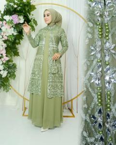 GAMIS CINDERELLA TILLE MUTIARA/GAMIS PESTA MUTIARA/GAMIS PESTA MEWAH/GAMIS PESTA KEKINIAN
