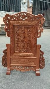 Bài vị Cửu huyền Thất tổ gỗ hương cao cấp chạm khắc tứ linh
