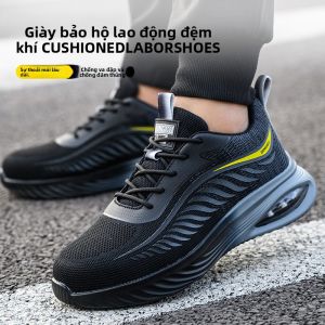CHIJIU | Giày bảo hộ lao động chống va đập chống đâm xuyên siêu nhẹ thoáng khí