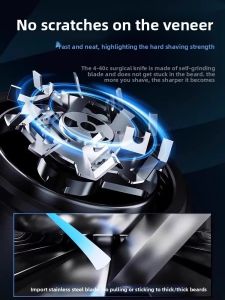 MONLEYTA | Portable Mini Electric Shaver German Precision Mens Razor 2025 New Model Small Steel Cannon Official Authentic