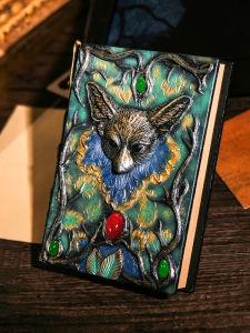 Retro European Style Embossed Notebook Blank Pages Cthulhu Series High Aesthetic Value A5 Size Diary Notebook Journaling