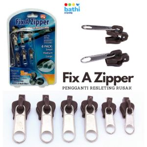 BATHI FAZ Pengganti Resleting Rusak 6pcs Instant Zipper Repair Kit