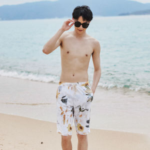 Couples Style Swimming Suits Thermal Beach Vacation Water Park Three-piece Set with Steel Support Gather Slimming Swimsuit