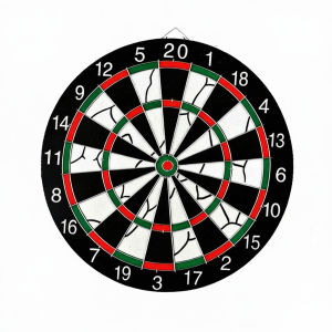 17inch Professional Dartboard Double-Sided Flocking Hanging Dartboard with 6 Tip Multiplayer Party Games for Adults and Kids Families