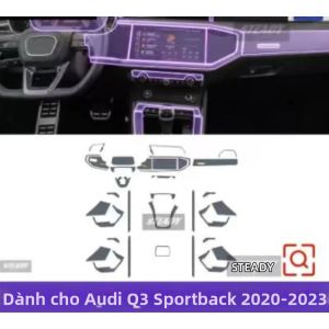 Audi Q3 F3 2021-2021 Nội Thất Ô Tô TPU Bảo Vệ Chống Trầy Xước Phim Trong Suốt Tự Chữa Lành Chống Trầy Xước Tự Động Miếng Dán Bảo Vệ