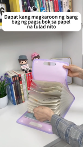 13-Pocket Expandable Accordion Folder | Crush Clutter at Office & School! | Durable Labeled & Space-Saving