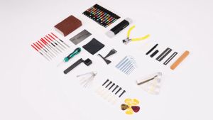 79Pcs Guitar Maintenance Kit Professional Guitar Replacement Parts With Guitar String Plectrum For Electric Guitar