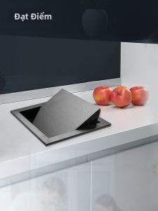 Thùng Rác Inox Vuông Đựng Trong Bếp