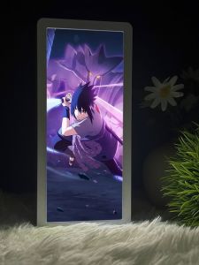 Đèn Trang Trí Naruto Shippuden Akatsuki Night Light Birthday Gift for Boys Anime Themed Acrylic Long Strip Lamp