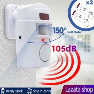 129DB alarm PIR alarm system Solar alarm detector 150 °