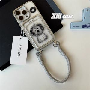 Electroplated Cartoon Graffiti Dog Phone Case for VIVOX100 X90S New Model Anti-fall Full Cover Silicone Curved Screen Version X80 X70 X60 Transparent Protective Cover