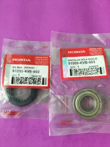 Paket komplit 2 aitem seal + bearing roda belakang UK 60/22 Honda beat fi Vario CBS Scoopy fi beat lama kvy