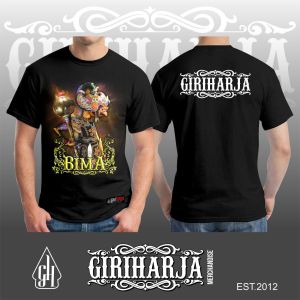 Kaos wayang golek BIMA / kaos wayang golek Giri Harja / Kaos wayang golek sunda / kaos tangan pendek