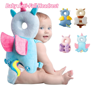 Baby Headrest Head Safety Protector Pad for Baby Toddler Walker Adjustable Backpack Baby Back Protection