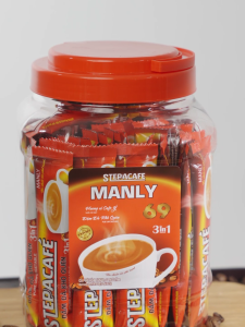 Cà phê hoà tan 3-in-1 MANLY. Hủ 50 gói