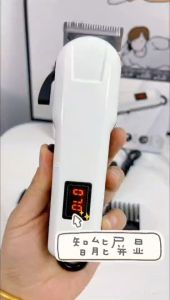 SZ KEMEI-809 Wireless charging long battery life hair clipper Professional LCD display electric hair clipper Hair trimmer for men and women pet hair trimmer