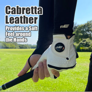 PLAYEAGLE Anti-slip Golf Cabretta Sheep Leather Golf Glove With Magnetic Ball Marker for Man Normal hand 1pc/Pack