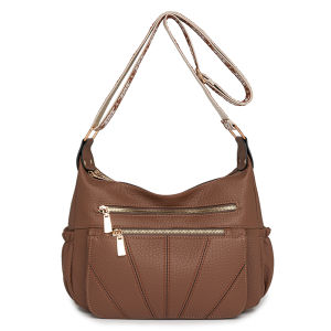 TANFAN | Versatile Multi-layered Crossbody Bag Soft Leather