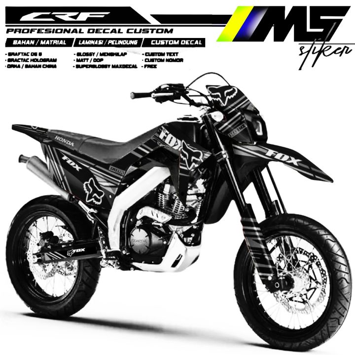 Decal Sticker Striping Variasi Fullbody CRF 150 L FOX (BISA TAMBAH ...