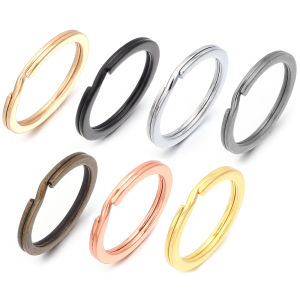 10Pcs Metal Purse Buckles 25/28/30mm Spring O Ring Round Carabiner Snap Hook Spring Keyring Clasp DIY Jewelry Bag Accessories