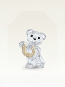 Swarovski | Good Luck Horseshoe Bear Statue
