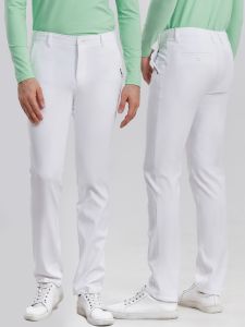 Winter Thermal Golf Pants Mens Stretch Quick-Dry Slim Fit