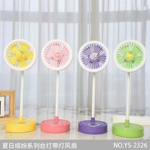 Portable Mini Desktop USB Charging Flexible Head Fan Three Modes for Dormitory Home Office Gifts Pink Girl Heart Fan