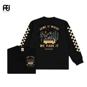 Baju Kaos Anak Laki-laki Lengan Panjang Motif Mobil Usia 1-12 Tahun Bahan Katun