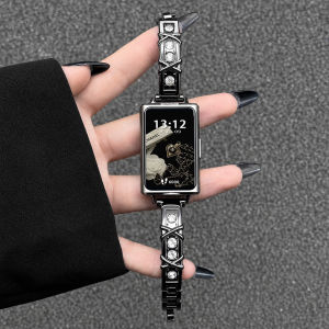 psnld | New Metal Crisscross Diamond Studded Band High-end Smartwatch Strap