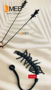 20Pcs Party Gift Sticky Black Centipede w/Ring Pad for Party Gift-Loot Bag Filler