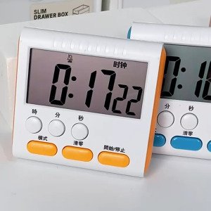 Digital Screen Kitchen Timer Countdown Super Thin LCD Digital Magnet Stopwatch Electronic Cooking Baking Timer Loud Alarm