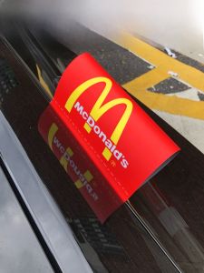 Lego Bumper Stickers Creative Stylish McDonald Logo Sticker Car Washed Mark Stick Label Logo Customization Car Stickers