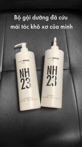 Bộ Dầu gội và Nước dưỡng NH23 IQ REPAIR KIT 200ml Công Nghệ PROTEIN COMPLEX Và Tỏa Nhiệt Phục Hồi Tóc Hư Tổn Sau 23s