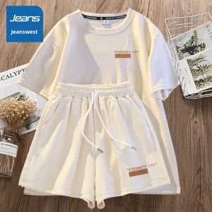 Jeanswest | Bộ Đồ Thể Thao Nữ Mùa Hè Phong Cách Casaul