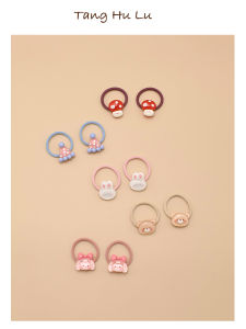 Korean Style Childrens Hair Ties Baby Girls Hair Bands Non-Damaging Hair Accessories Little Girl Cute Infant Hair Ropes