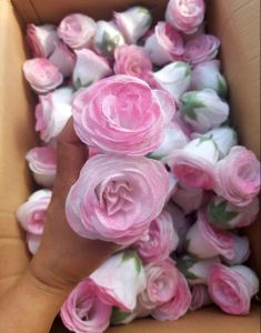 combo 20 bông hồng nhũ kim tuyến cắm Bó hoa làm quà tặng bạn sinh nhật (kèm 20 que kẽm cắm hoa dài 20cm + cây xốp dài 15cm để cắm hoa)