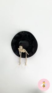 Pinky Bee Halloween Jepit Rambut Topi Tengkorak 66211200