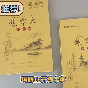 Chinese Character Notebook Practice Writing Chinese Exercise Book Preschool Chinese Copybook