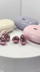 Ear Clip-Style Bluetooth Headphones with Noise Cancellation and Long Battery Life Ideal for Sport Travel and Use in the Car