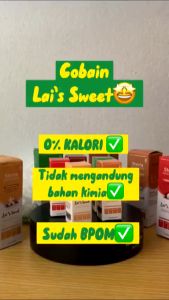Lais Sweet Stevia Cair Rasa Leci Lychee Flavor 30 ml / Gula stevia Stevia pemanis alami