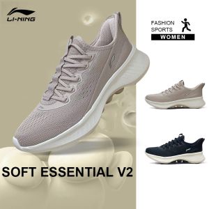 LI-NING SOFT ESSENTIAL V2 Womens Athleisure footwear Professional Sports AGLV022 Legit Official Store