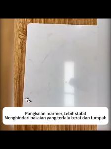 Stand Hanger Gantungan Baju Besi Berdri dan Tas Topi Minimalis Multifungsi Alas Marmer