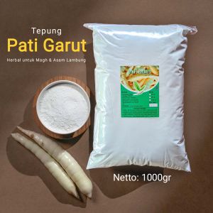 Tepung Pati Garut Asli 1000 gram Obat Asam Lambung Organik