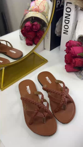 RD619 New Arrival Cross Strap Flat Sandals For Womens